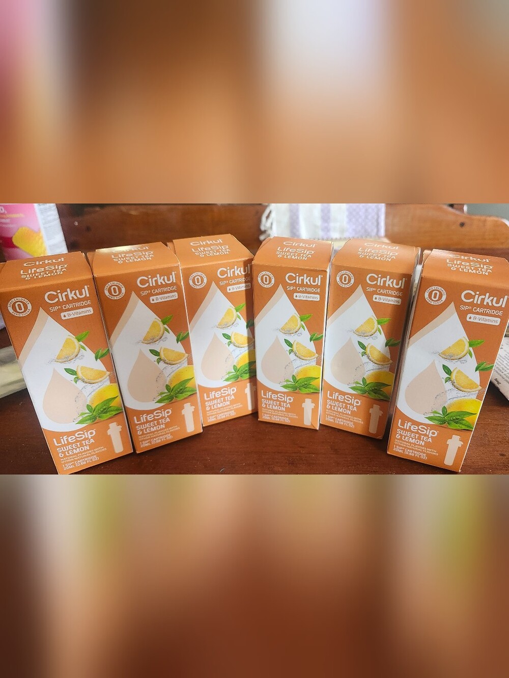 Cirkul Cartridges Lot of 6 Sweet Tea And Lemon, NEW!